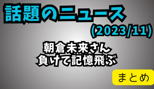 朝倉未来「僕、YA-MANと試合してたの？」